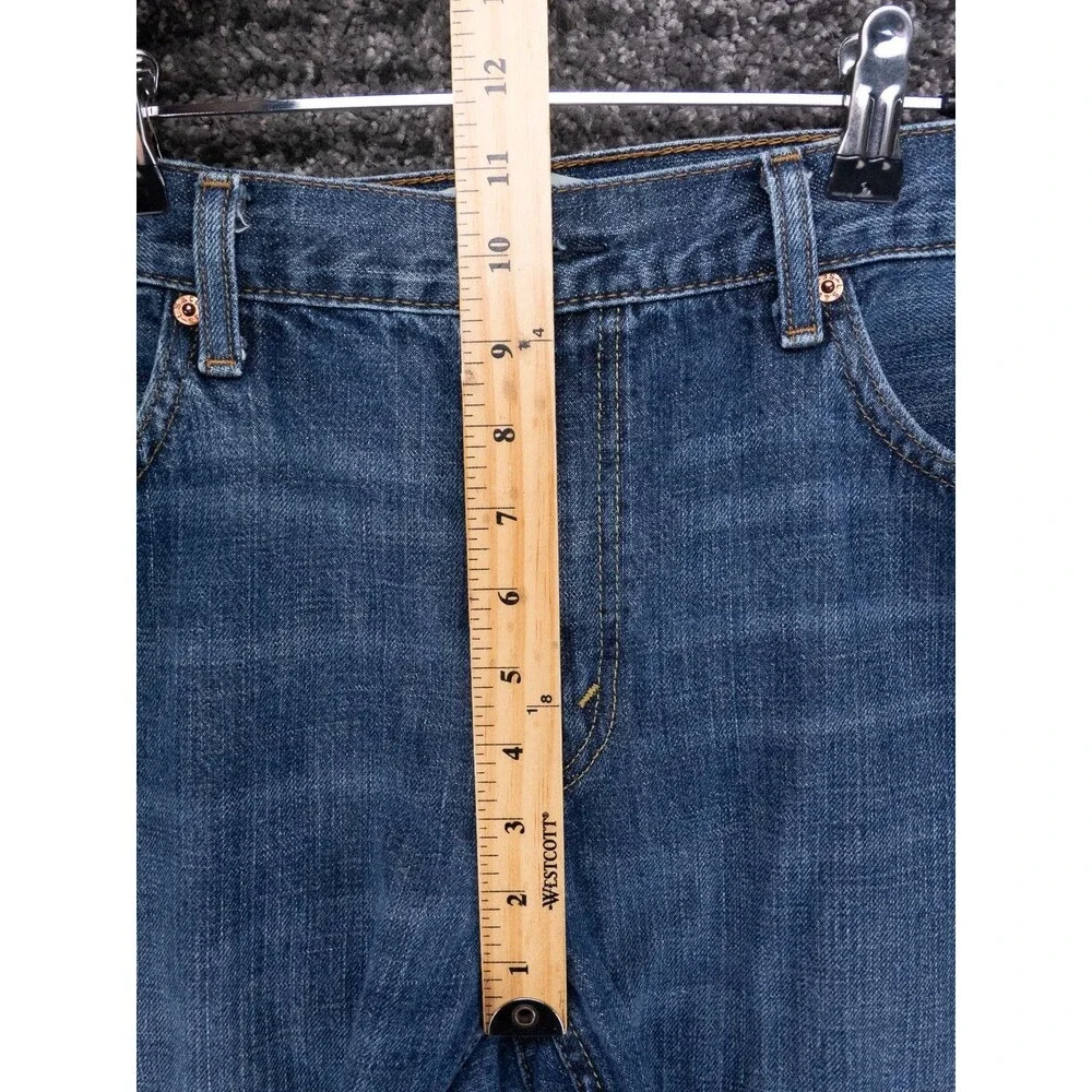 Levis 559 Jeans Mens 36x32 Actual 35x30 Blue Relaxed Straight 100% Cotton Denim